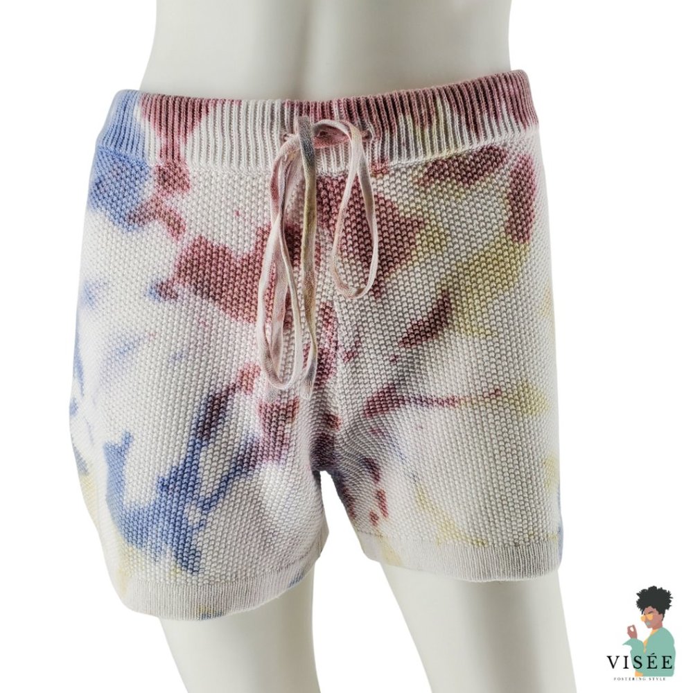 Breakfast in Bed Tie Dye Matching Waffle Short